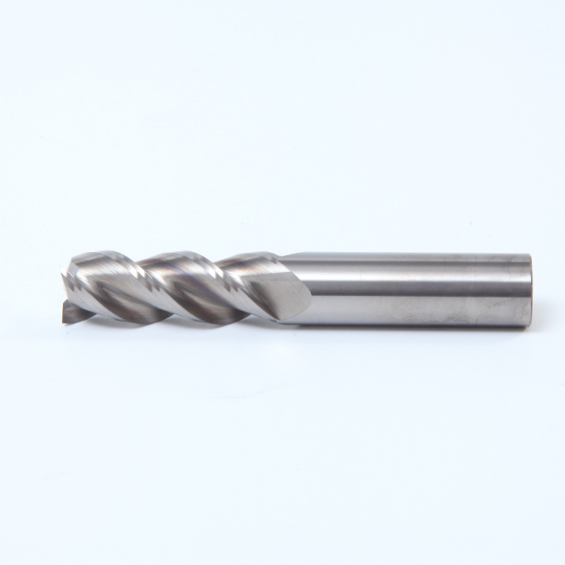 HRC 55-degree aluminum milling cutter, integral tungsten steel CNC polished double-edge band, 3-edge extended aluminum milling cutter Application Scenario