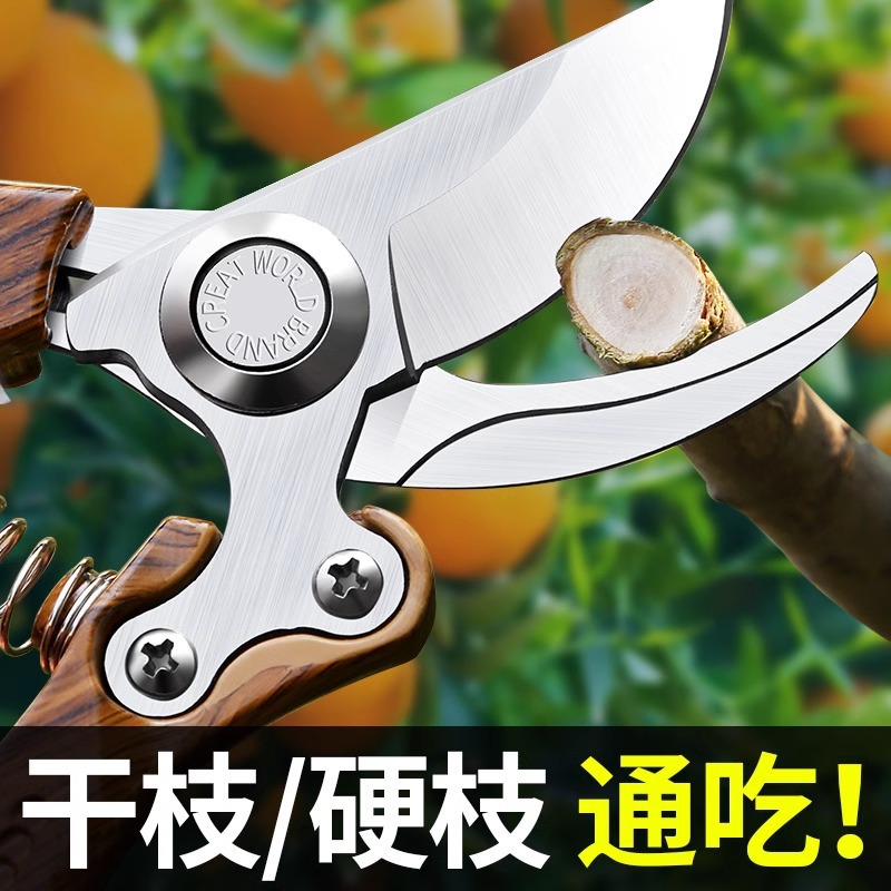 Garden pruning shears, garden greening pruning fruit tree shears, flower shears, floral art thick branch shears tools full figure