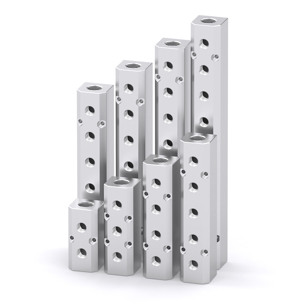 High-flow AL multi-pipeline air vent, 4-inch, 2-inch air block, 3-distributor air path distributor, 1-inch mold cooling water vent Item Picture