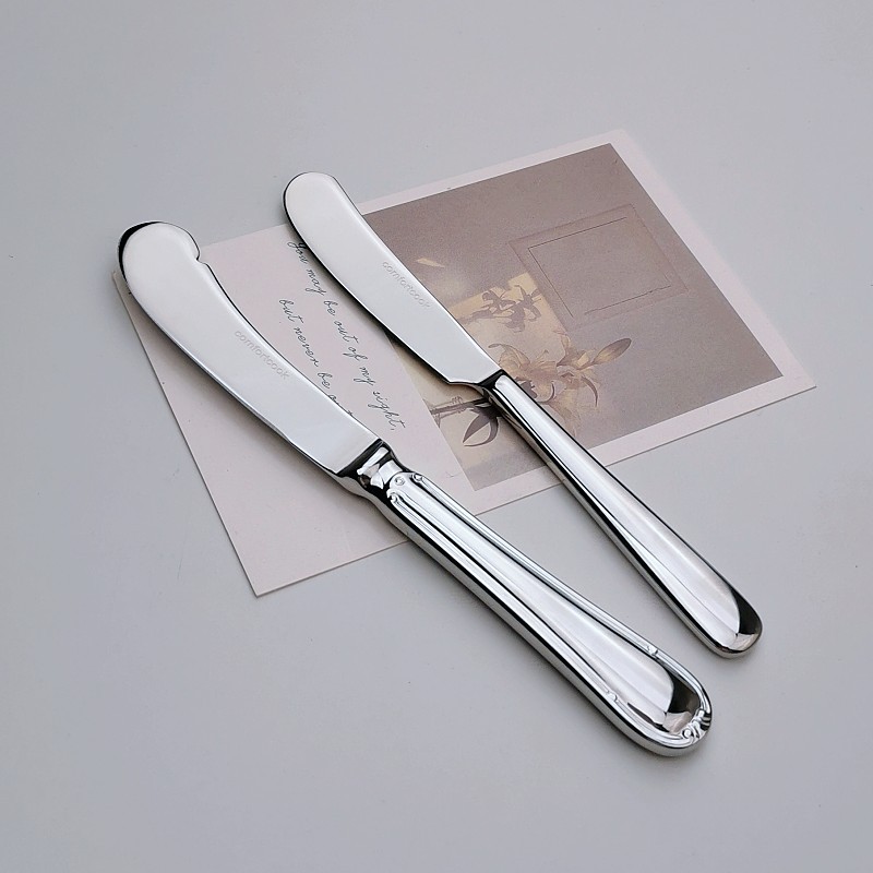 Japanese stainless steel butter knife, butter knife, spatula, jam spreading knife, cheese dessert knife, milk knife Item Picture