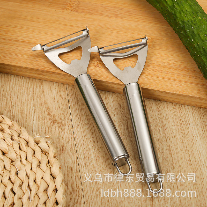 Stainless steel peeler, fruit peeler, multi-functional peeling knife, peeler, melon and fruit peeler, melon peeler type peeler Application Scenario