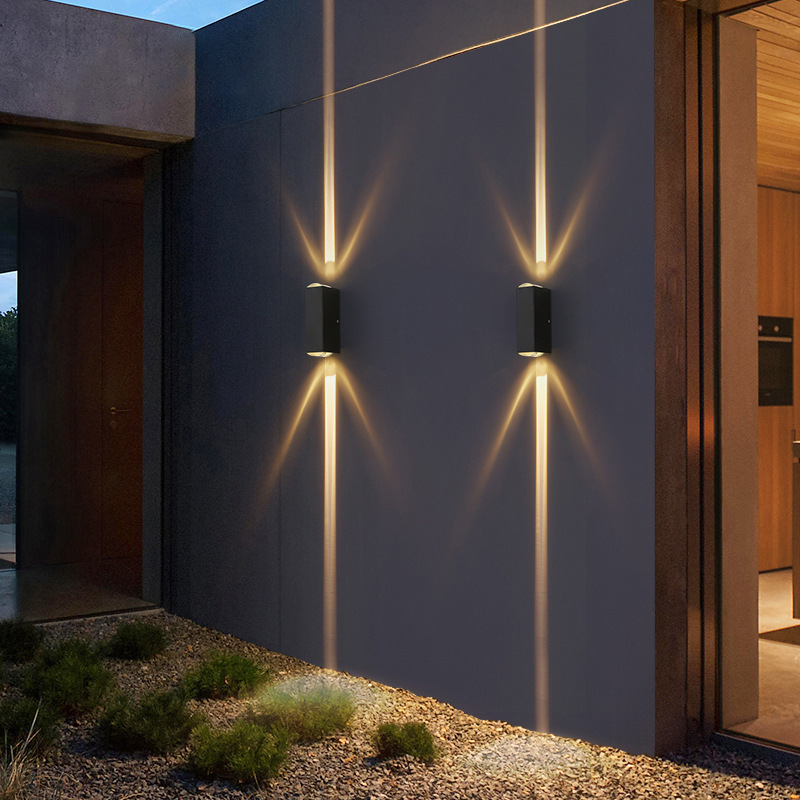 Modern and simple outdoor waterproof led wall lamps, hotel creative corridors, staircases, corridors, living rooms, bedside wall lamps, bedrooms Application Scenario