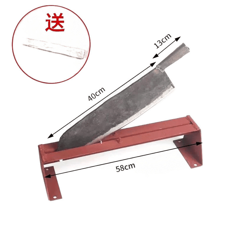 The old-fashioned guillotine cutter is a household manual manganese steel cutter used to cut dry and wet corn stalks and rice Item Picture