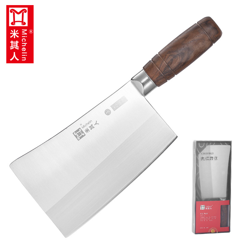 Klaus Meg 90Cr18 professional chef's knife, Mickey Master's exclusive knife, Hotel commercial No. 3 Jiujiang knife Item Picture