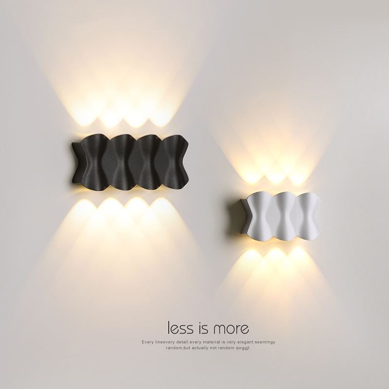 Minimalist wall lamps, Nordic creative staircase, bedroom headboard, living room, room, outdoor waterproof corridor, corridor, courtyard Item Picture