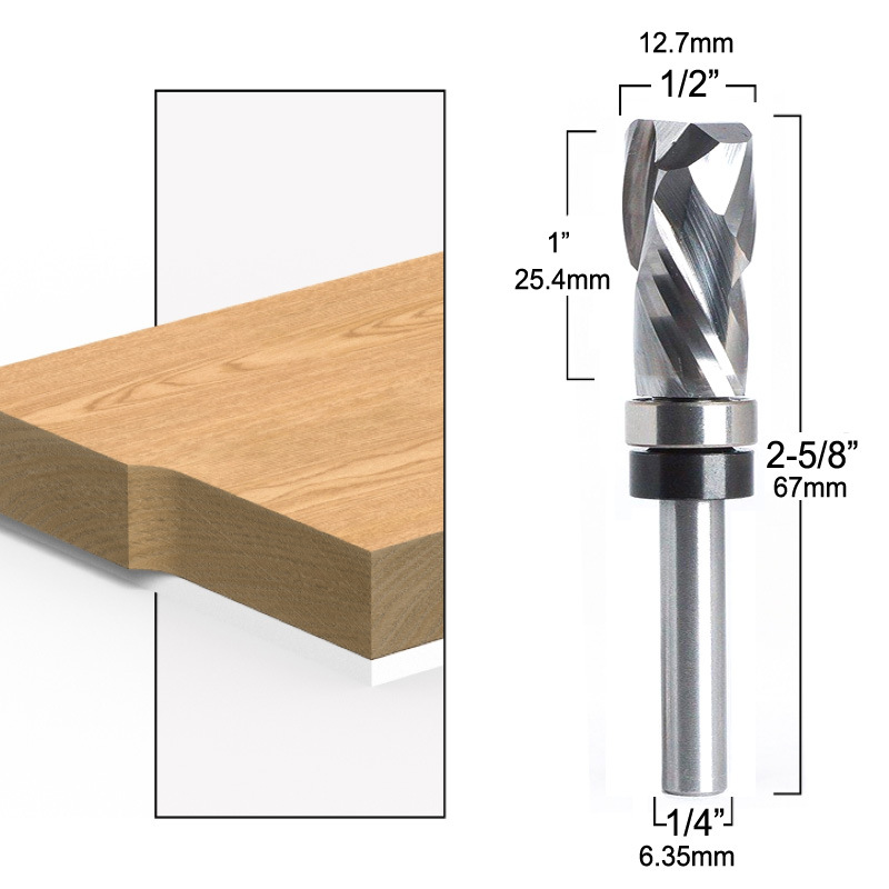 Uli Ke double helix cutting tools, profiling integral alloy small shank trimming cutters, milling cutters, AliExpress and Amazon supply full figure