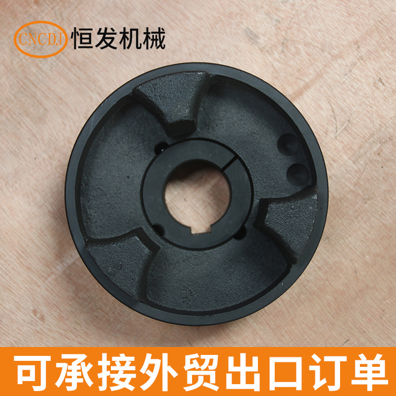 The manufacturer of cast iron HRC plum blossom couplings for motor and water pump wheel offset compensation is in stock Application Scenario