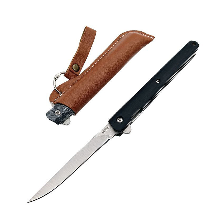 Factory high-hardness stainless steel folding knife, portable mini pocket, wooden handle magic pen, outdoor knife, sharp fruit knife undefined