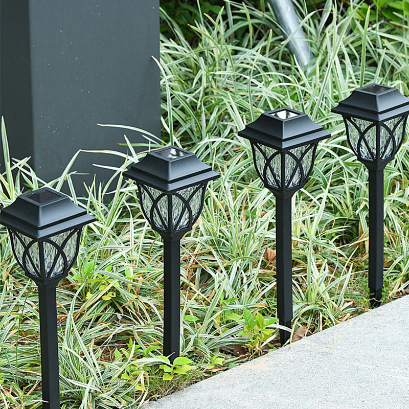 Outdoor solar lawn lights, villa courtyard, home garden, grassland layout, ground insert light and shadow lights, led lights Application Scenario