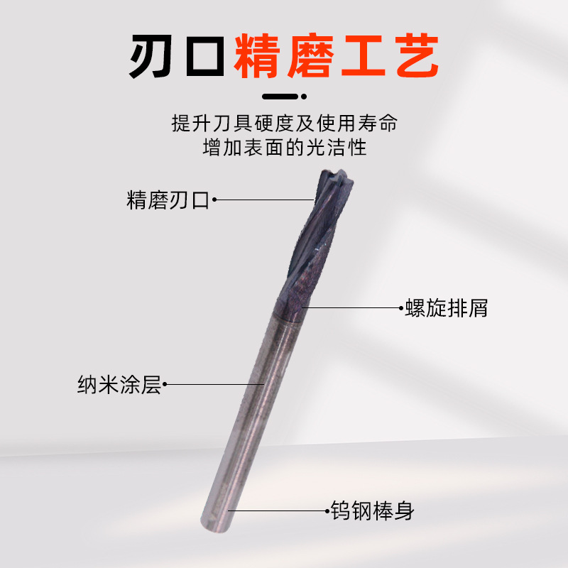 The manufacturer wholesals alloy reamers for CNC machines, including solid hard alloy spiral reamers, and supports non-standard customization details Picture