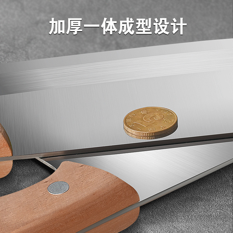 Yangjiang kitchen knives, chef's knives, household slicing knives, street food cutting knives, kitchen wooden handle slicing ladies' knives Application Scenario