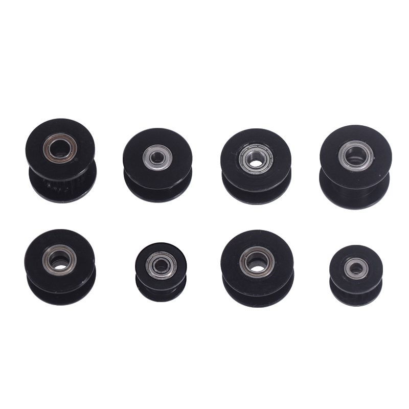 Wholesale 3D printer accessories: 2GT synchronous pulley, H-type gt2 pulley, idler pulley, width 6MM, black 16/20 details Picture