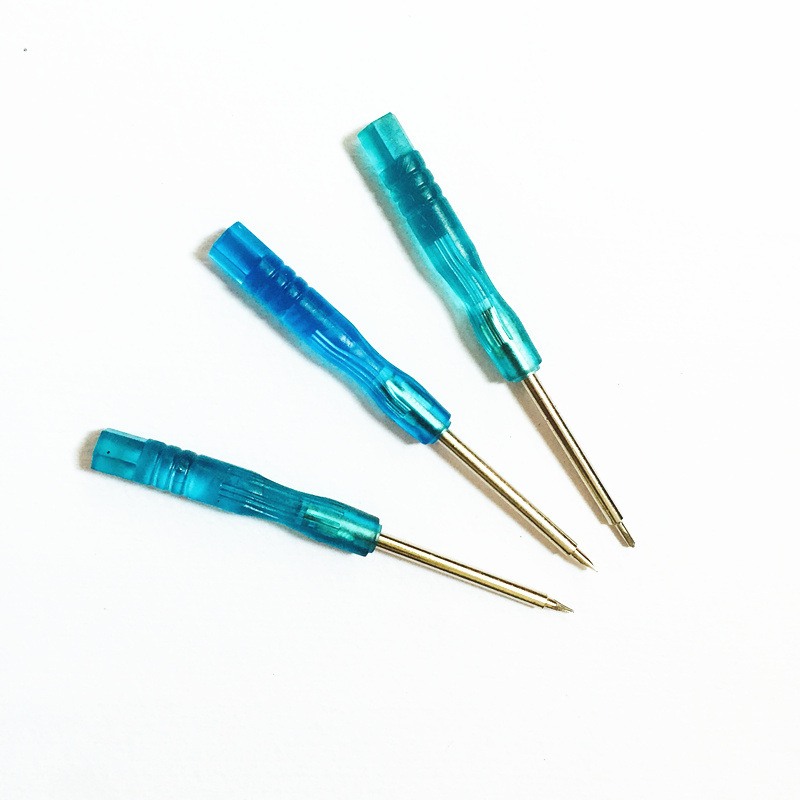 IPhone disassembly transparent blue mini Screwdriver 3.0 Toy small screwdriver screwdriver manufacturer Specification drawing