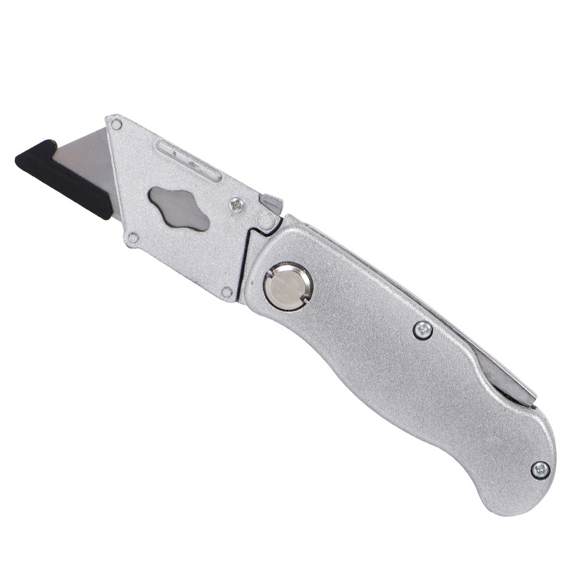 Aluminum alloy folding knife, utility knife, electrician cable stripping special cutting knife, wallpaper knife, plastic folding knife Item Picture