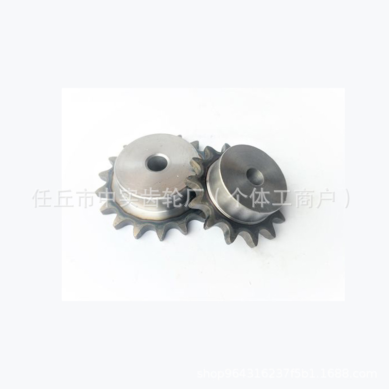 The manufacturer produces single-row sprockets, 45 # steel sprockets, standard table wheels, 3-inch, 4-inch, 5-inch, 6-inch and 1-inch double-speed sprockets Item Picture