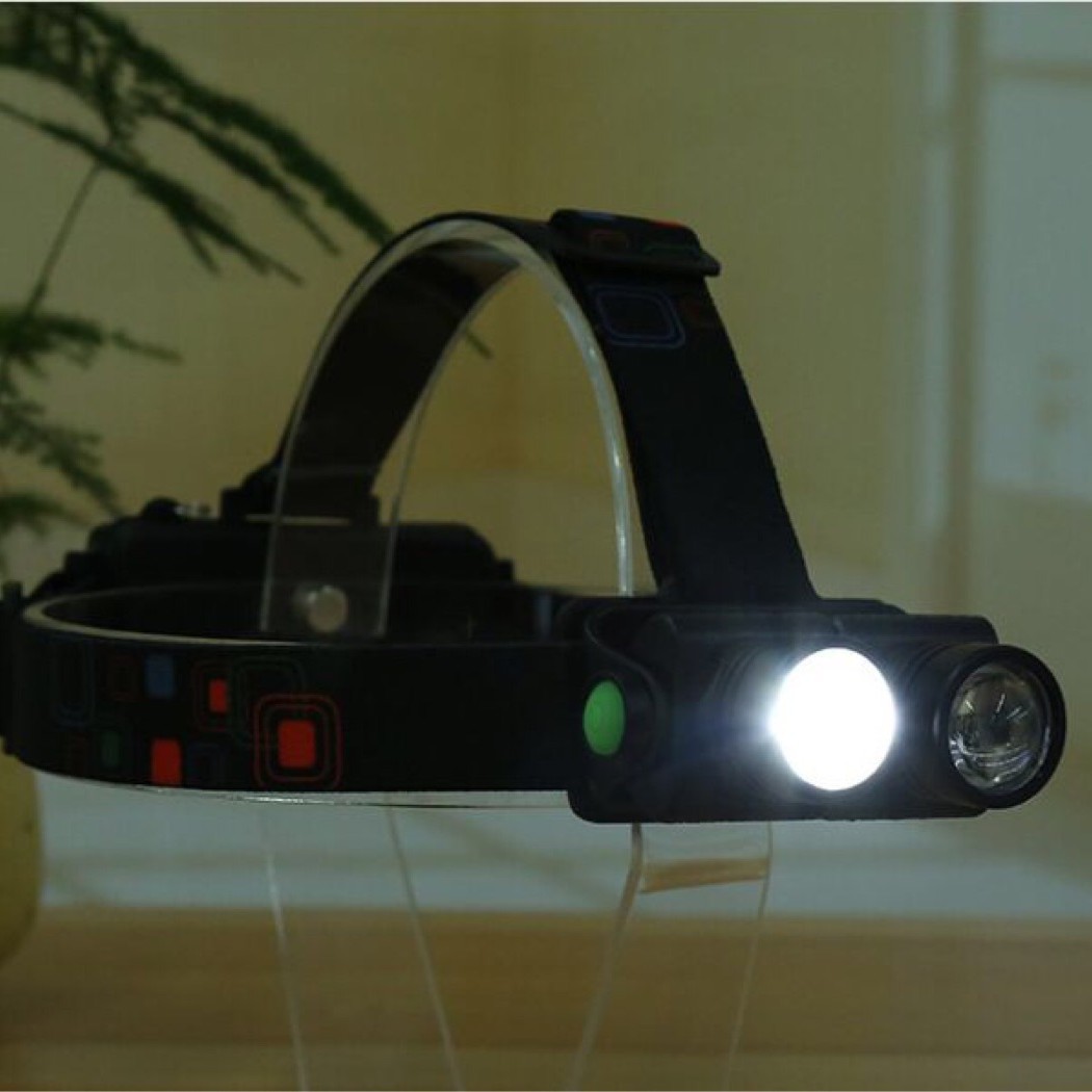 Outdoor mountain climbing LED headlamp, strong flashlight, long-range shooting, camping, fishing, waterproof and shockproof, high-power rechargeable headlamp Application Scenario