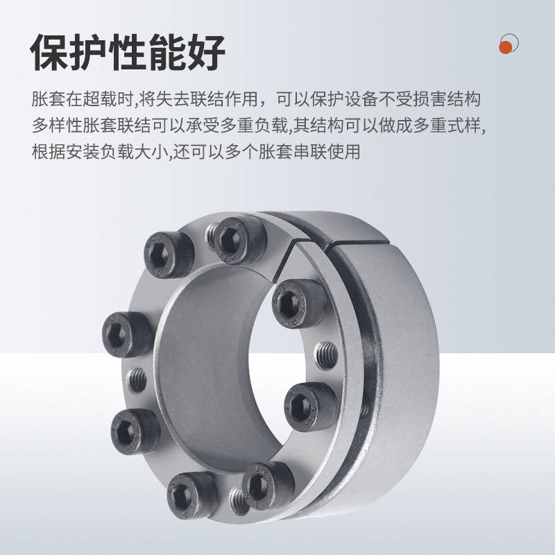 Z3 expansion sleeve KTR203 keyless shaft sleeve RFN7013 expansion sleeve BIKON1003 expansion sleeve Expansion lock sleeve details Picture