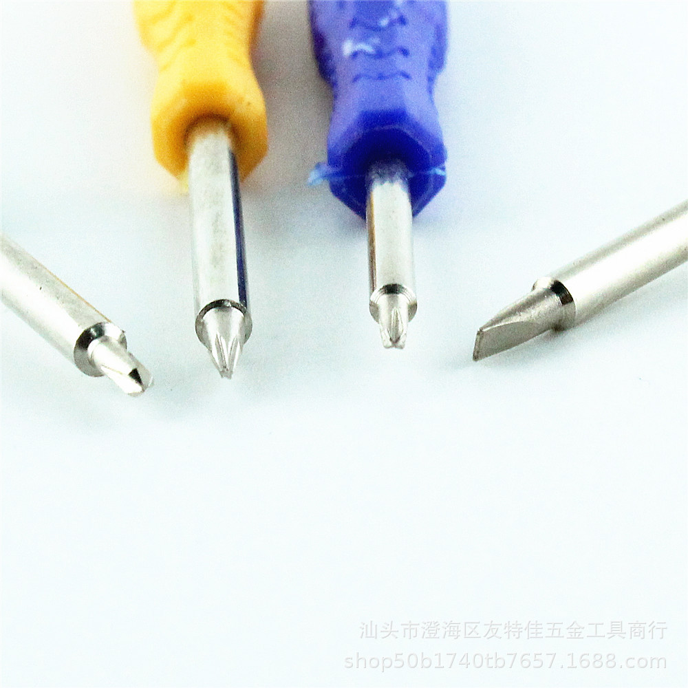 Telecommunication disassembly color screwdriver, Apple 6S 7th generation disassembly tool, 0.6Y type star screwdriver Specification drawing