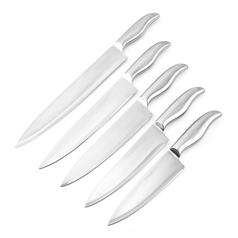Stainless steel knife, hollow handle knife, chef's knife, slicing and meat cutting knife, chef's knife, Yangjiang kitchen knife, household sashimi full figure