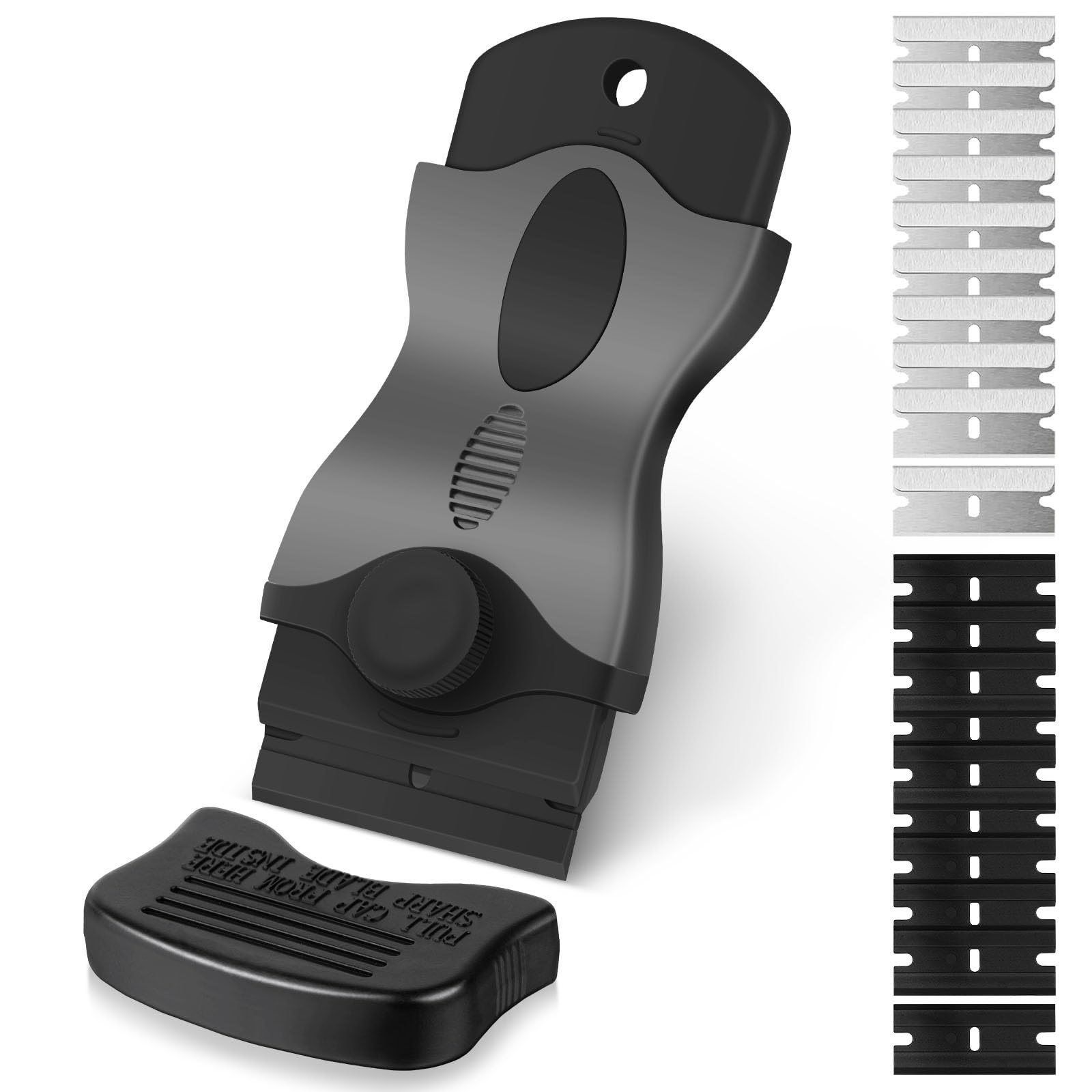 Extended glue removal small scraper, car film application tool, daily cleaning small shovel, cross-border multi-functional double-head decontamination Specification drawing