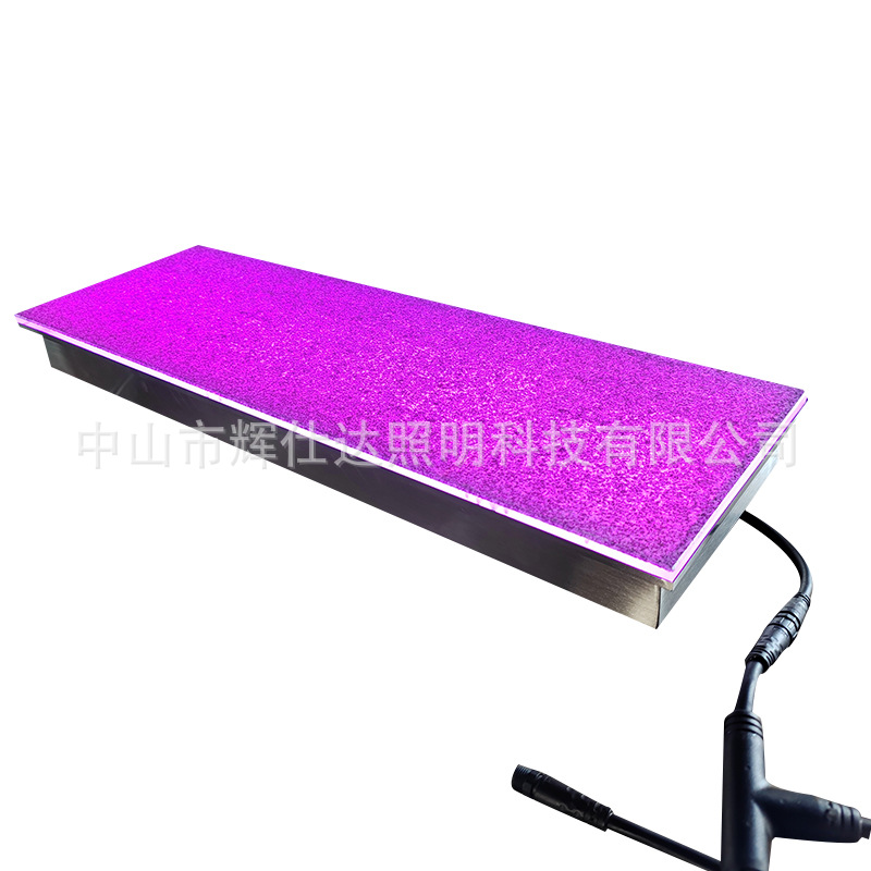 Factory wholesale stock L600*W300*H45MMLED stone-textured luminous wall tile light, community road wall tile light Specification drawing