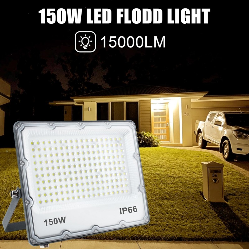 New RGB floodlight, Chen Guang model, die-cast aluminum lens, high-brightness, waterproof outdoor seven-color remote control RGB floodlight Specification drawing