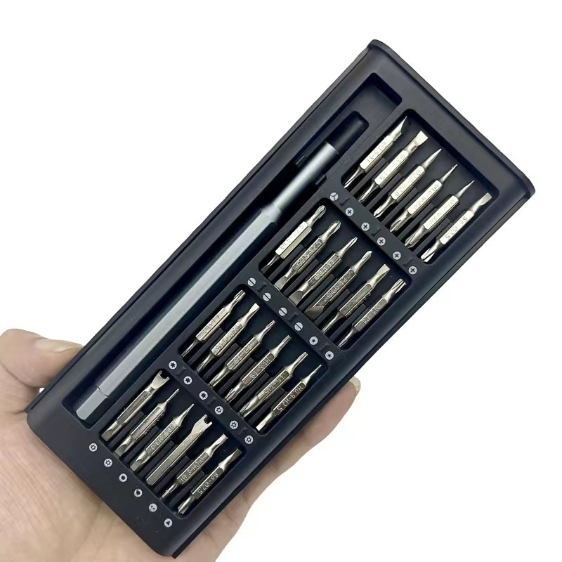24-in-one screwdriver set, precision flat-head screwdriver, computer glasses disassembly and repair tool set manufacturer wholesale Item Picture