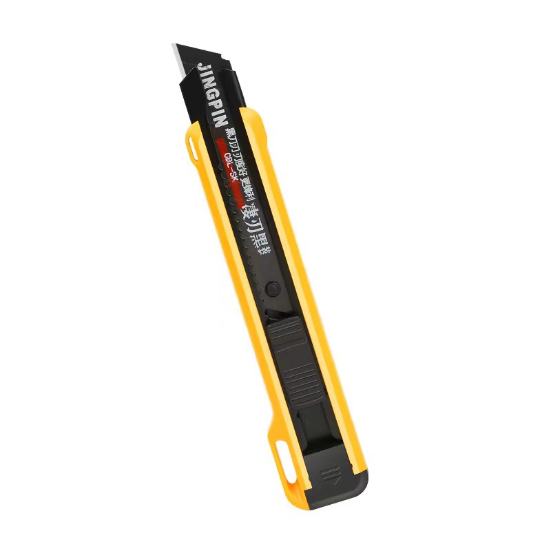 Factory wholesale of large utility knives, small utility blades, mini, thickened, anti-slip, express delivery knives, and special wallpaper knives Specification drawing