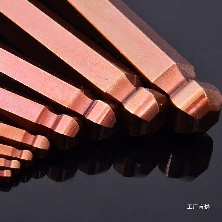 Bronze S2 hex socket wrench, single extended industrial grade 17mm extra-hard hex key, No. 2.5346 eight-pole Application Scenario