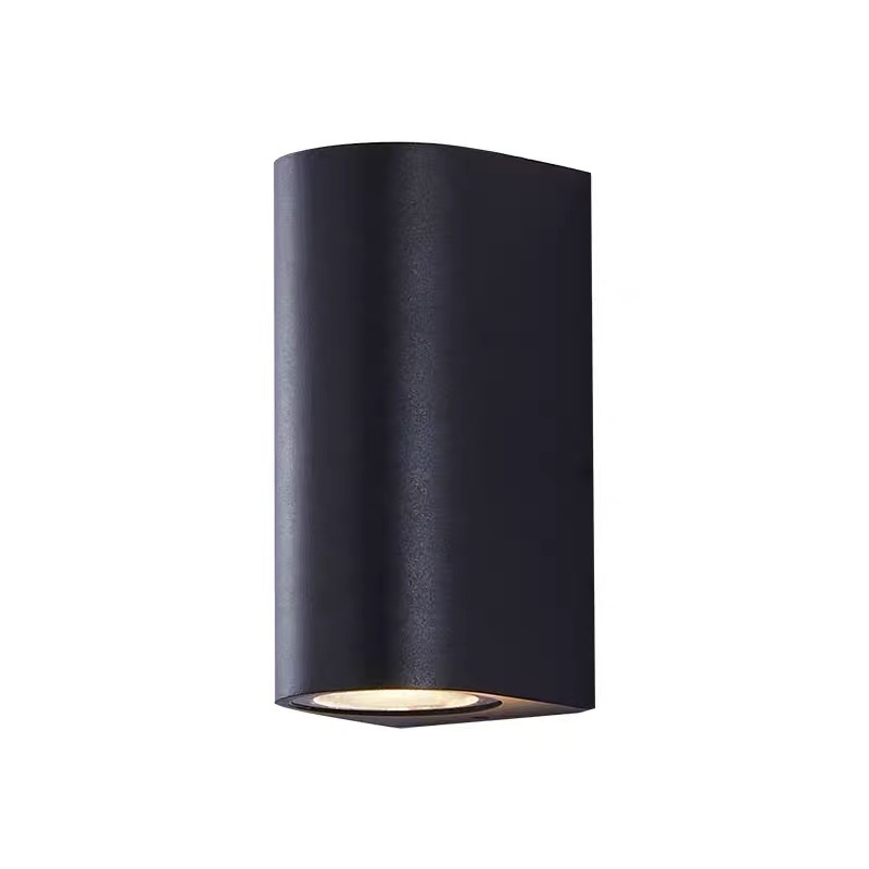 Modern and simple outdoor wall lamps with top and bottom lighting, outdoor double-head courtyard waterproof LED wall lamps Item Picture