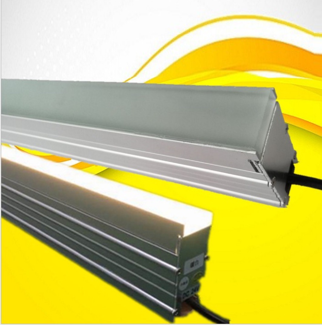 Buried wall-washing lights, full-color buried line lights, RGBW frosted line buried lights Application Scenario