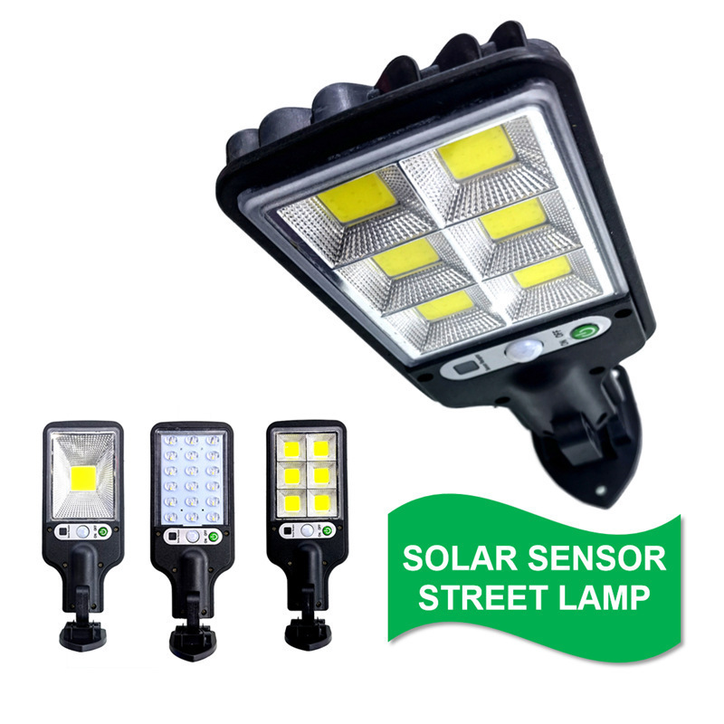 Cross-border bestseller outdoor aluminum solar street lamp, human-sensing courtyard garden with remote control LED waterproof wall lamp Application Scenario