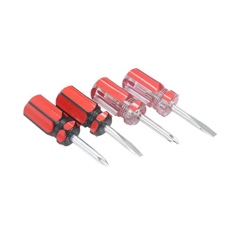 Wholesale crystal transparent screwdrivers, mini colored bar screwdrivers, cross-shaped strong magnetic screwdrivers, and two-color screwdrivers from the manufacturer Item Picture