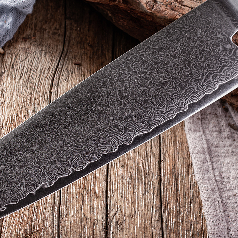 Master chef's knife, ox knife, Damascus steel VG10 cooking knife, slicing stainless steel, merchant's vegetable knives for cross-border trade Application Scenario