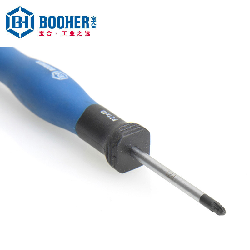 Booher BH1943102/112 dual-color handle cross-shaped precision screwdriver PZ0x40~PZ1x40mm Application Scenario