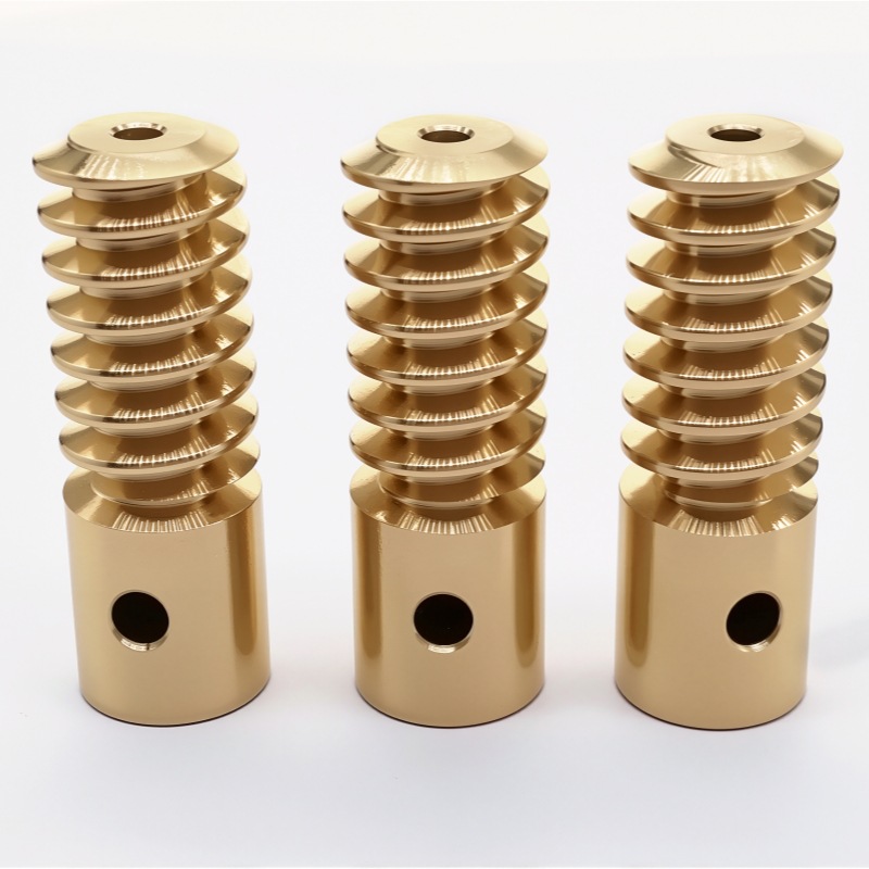 The manufacturer has in stock of hardware parts and accessories for reducers, motors, worm gears, and CNC lathe processing of copper worm gears Application Scenario
