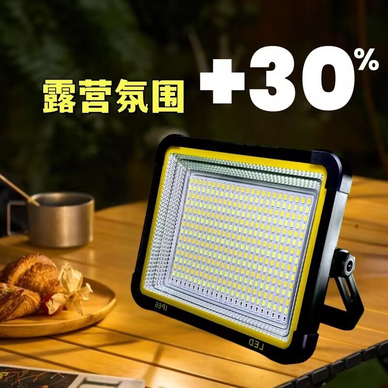 New night market street lighting, camping rechargeable LED lighting fixtures, outdoor ultra-long battery life emergency street vending wonder lamps Application Scenario
