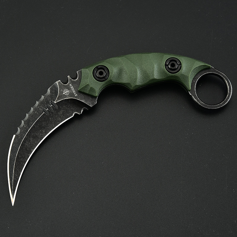 karambit Outdoor Knife, Strider, Shadow Small Claw Knife, Claw Knife, Self-defense Knife, Mini Curved Knife undefined