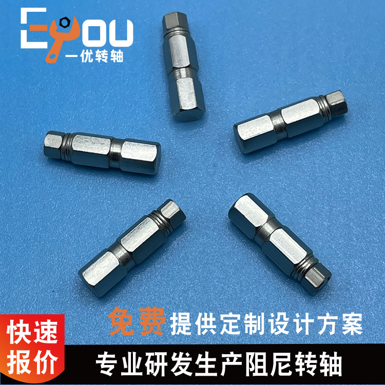 Suction cup mobile phone stand support damping rotating shaft manufacturer direct supply small torque hexagonal straight shaft wholesale quality guarantee Specification drawing