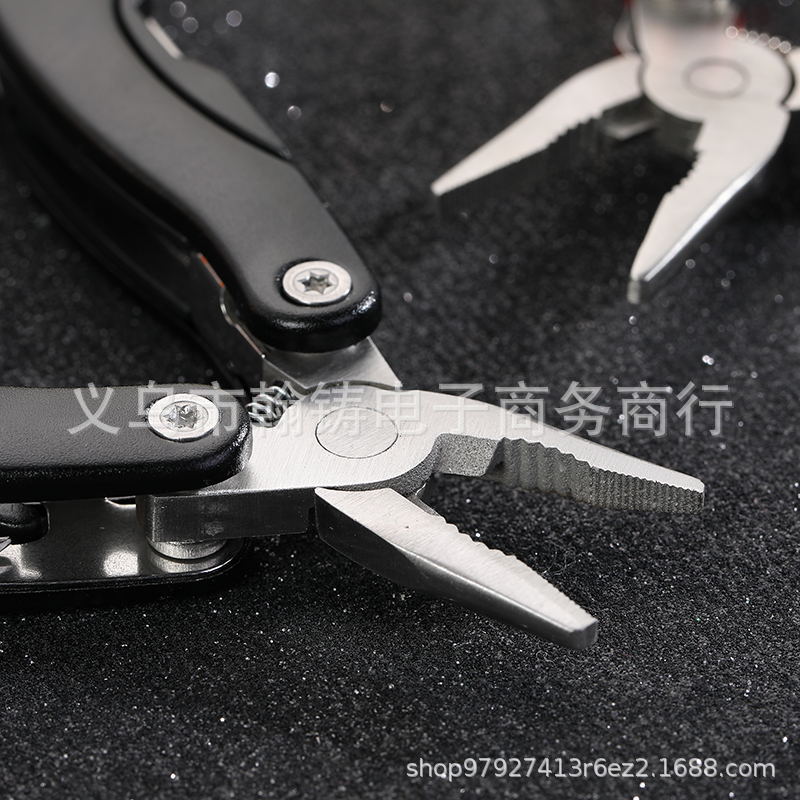 The manufacturer supplies in stock tool pliers, mini stainless steel small-sized functional aluminum handle pliers, outdoor camping folding pliers undefined