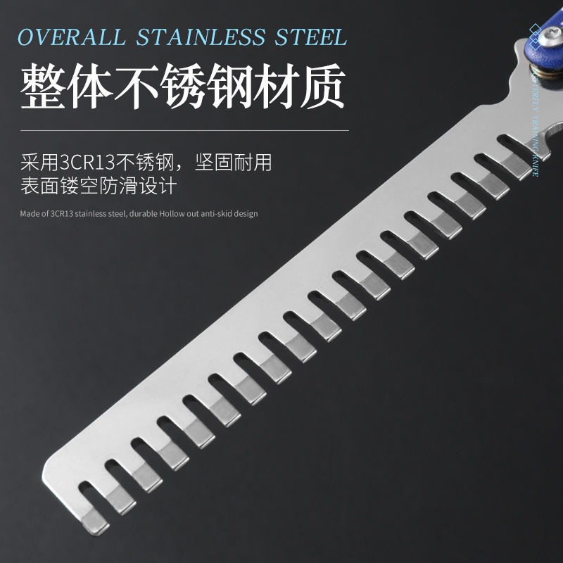 The factory supplies butterfly knives, CSGO butterfly training knives, 3D effect all-steel butterfly combs Specification drawing