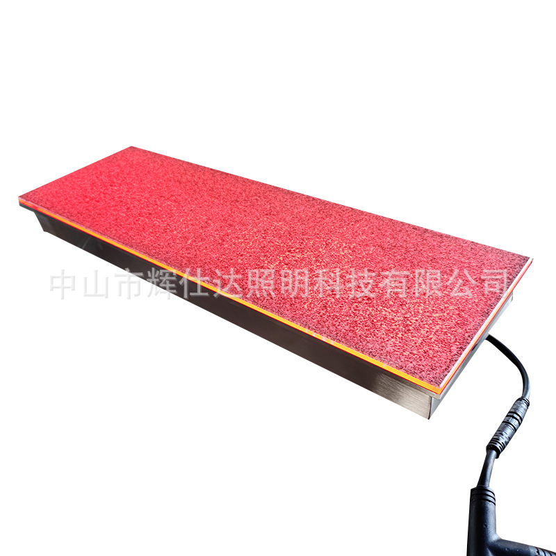 Factory wholesale stock L600*W300*H45MMLED stone-textured luminous wall tile light, community road wall tile light Item Picture