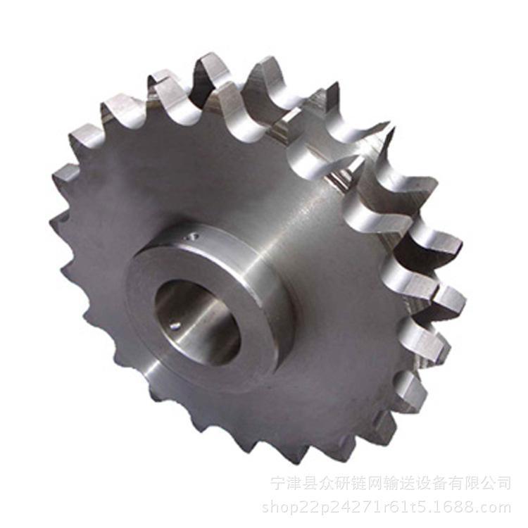 The manufacturer supplies sprocket and gear transmission equipment parts. Both stainless steel and carbon steel are available for production. We offer processing based on provided drawings. Large quantities are preferred full figure