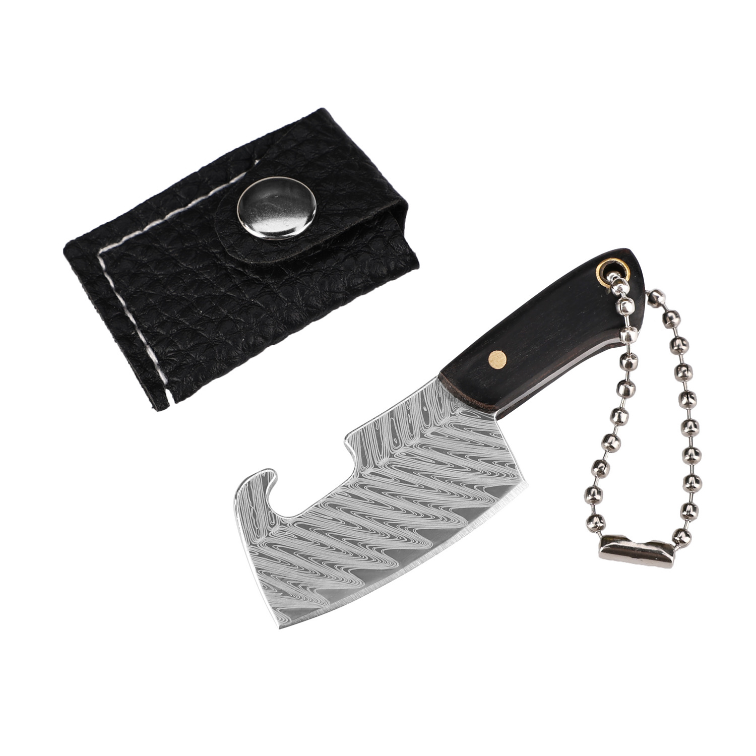 New stainless steel mini knife, portable keychain, express delivery opener, outdoor bottle opener, pocket-sized small fish knife Item Picture