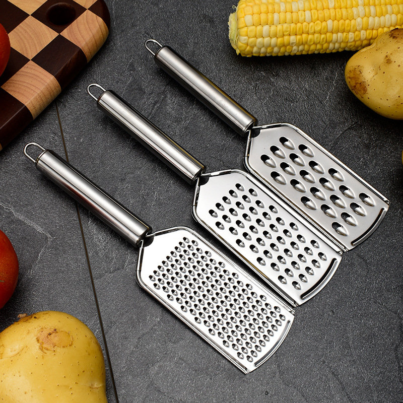 Multi-functional stainless steel grater, cheese grater, vegetable and fruit grater, radish grater, bow-shaped ginger grater details Picture