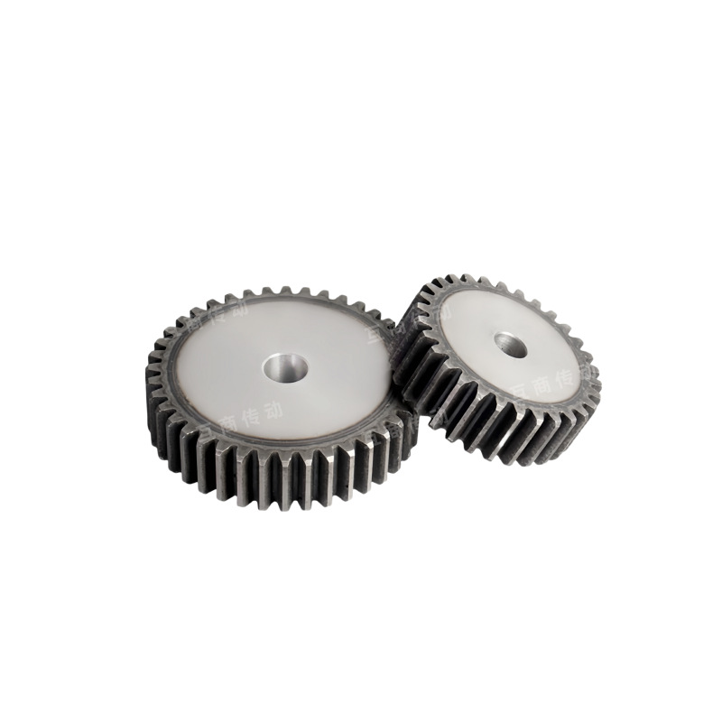 Spur gear: Module 2.5, number of teeth :12 -60, double-sided flat 45 # steel Item Picture