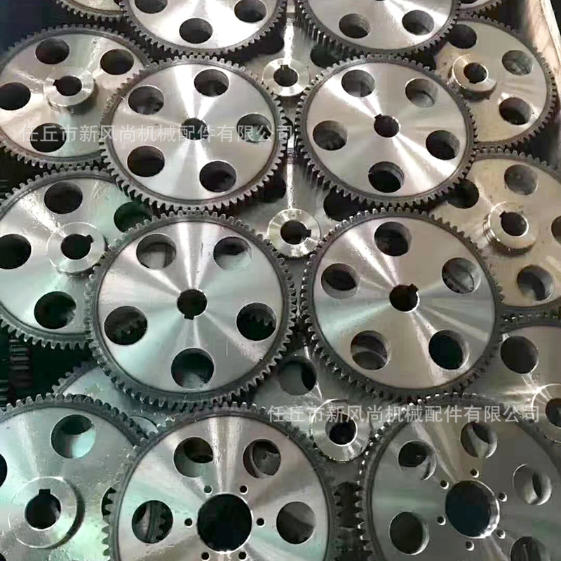 2-module metal cylindrical gear printing machinery gear sprocket 1-meter belt conveyor national standard synchronous gear details Picture