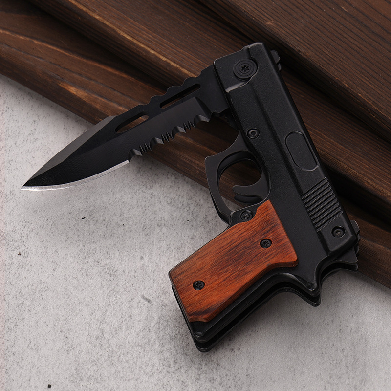 Cross-border exclusive creative small folding knife manufacturer wholesale vintage ak folding knives, outdoor tactical folding knives, multi-functional knives Specification drawing