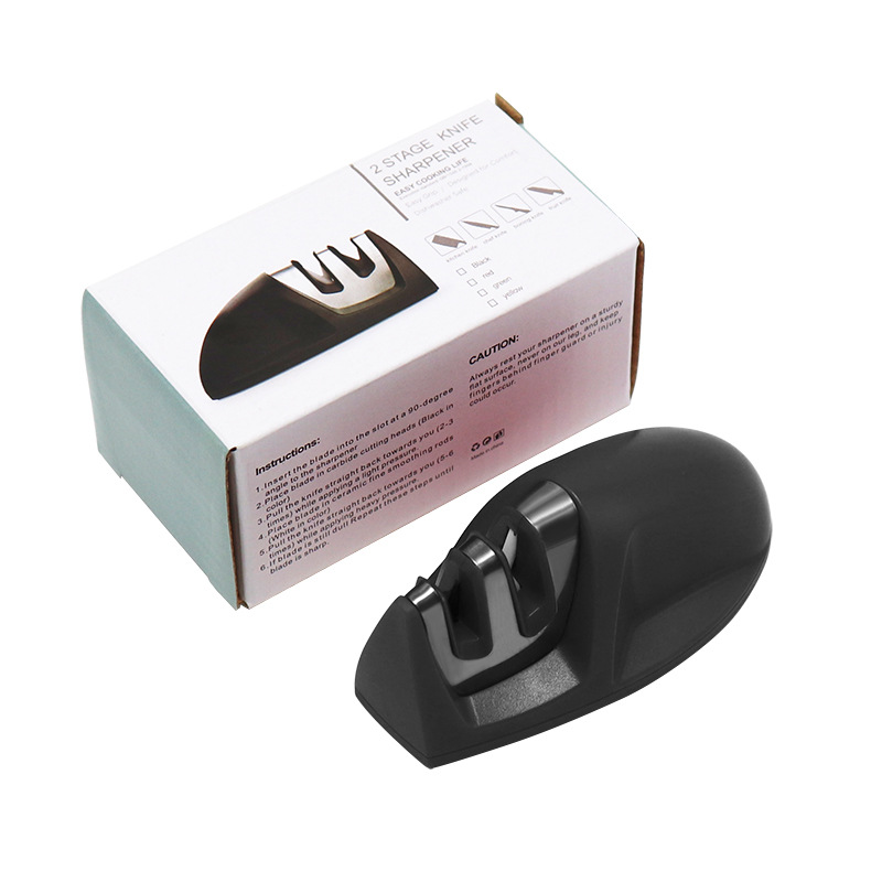 Portable household knife sharpener, two-segment mouse-shaped mini knife sharpener, quick and easy to sharpen in stock Item Picture