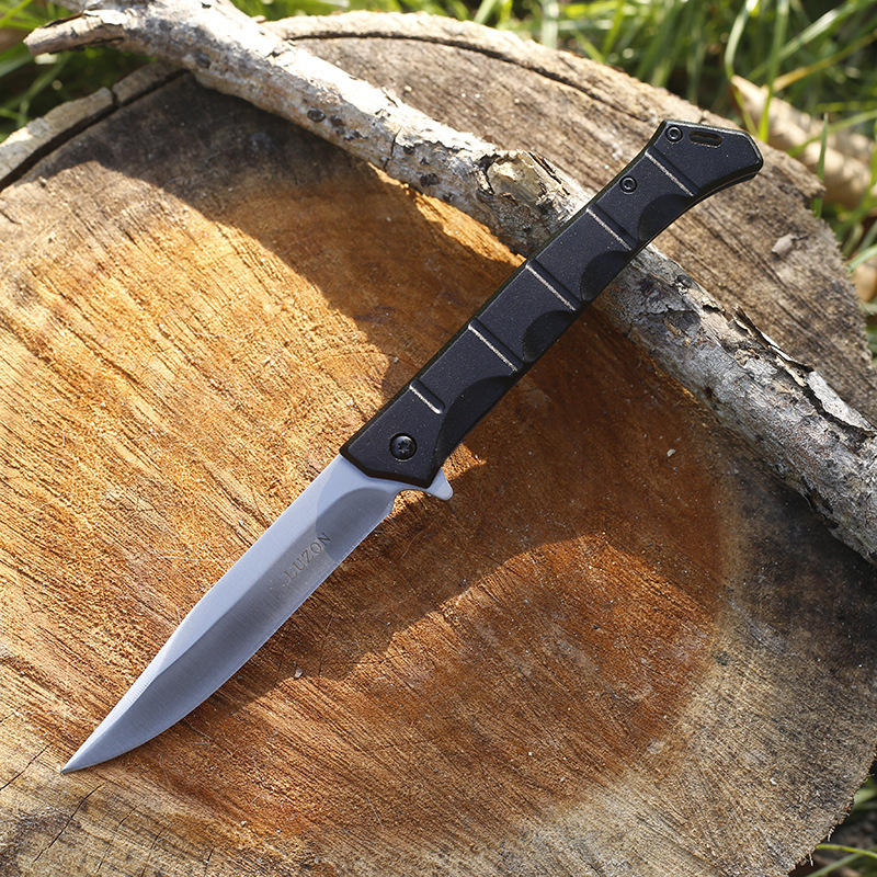 High-hardness outdoor survival folding knife, camping self-defense, portable survival folding knife with aluminum handle undefined